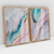 Quadro Decorativo Abstrato Camadas Suaves em Rosa e Azul - Rod - comprar online