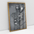 Quadro Decorativo Abstrato Casal Love Heart Metal Gray - loja online