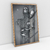 Quadro Decorativo Abstrato Casal Love Heart Metal Gray - comprar online