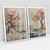 Quadro Decorativo Abstrato Coast Wisdom Tree Kit com 2 Quadros - Bimper - Quadros Decorativos