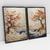 Quadro Decorativo Abstrato Coast Wisdom Tree Kit com 2 Quadros - comprar online