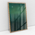 Quadro Decorativo Abstrato Degradê Texturizado Verde - Uillian Rius na internet
