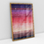 Quadro Decorativo Abstrato Faixas de Degradê Sunset - Vitor Costa - loja online