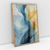 Quadro Decorativo Abstrato Flores Spring in Soft Brush Strokes Yellow and Blue I - comprar online