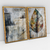 Quadro Decorativo Abstrato Folha Seca Texturizada do Outono Kit de 2 Quadros - loja online