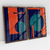 Quadro Decorativo Abstrato Geométrico Laranja e Azul - 148C+149C - Uillian Rius - Kit com 2 Quadros na internet