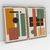 Quadro Decorativo Abstrato Geométrico Minimalista Moderno Brown, Green and Orange - Kit com 2 Quadros - comprar online