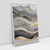 Quadro Decorativo Abstrato Gold and Silver Waves - Bimper - Quadros Decorativos