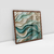 Quadro Decorativo Abstrato Green Waves - comprar online
