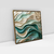 Quadro Decorativo Abstrato Green Waves - loja online