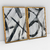 Quadro Decorativo Abstrato Linhas Pretas Kit com 2 Quadros - loja online