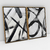 Quadro Decorativo Abstrato Linhas Pretas Kit com 2 Quadros - loja online