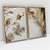 Quadro Decorativo Abstrato Marbled Flowers - Bimper - Quadros Decorativos