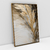Quadro Decorativo Abstrato Marbled Golden Feather - loja online