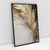 Quadro Decorativo Abstrato Marbled Golden Feather - loja online