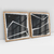 Quadro Decorativo Abstrato Minimal Black - Ana Ifanger - Kit com 2 Quadros na internet