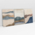 Quadro Decorativo Abstrato Minimalista Paisagem Montanhosa Kit com 3 Quadros - comprar online