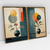 Quadro Decorativo Abstrato Minimalista Spring Decor Kit com 2 Quadros - loja online