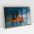 Quadro Decorativo Abstrato Moderno Blue and Orange Landscape na internet