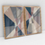 Quadro Decorativo Abstrato Moderno Eixos Colors Soft - Ana Ifanger - Kit com 2 Quadros - comprar online