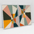 Quadro Decorativo Abstrato Moderno Eixos Colors Strong - Ana Ifanger - Kit com 2 Quadros