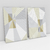 Imagem do Quadro Decorativo Abstrato Moderno Eixos Ouro - Ana Ifanger - Kit com 2 Quadros