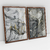 Quadro Decorativo Abstrato Moderno Elegance Black Gray Gold White Kit com 2 Quadros na internet