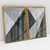 Quadro Decorativo Abstrato Moderno Geométrico Texturizado Preto e Branco Kit com 2 Quadros - loja online