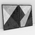 Quadro Decorativo Abstrato Moderno Geométrico Texturizado Preto e Branco Kit com 2 Quadros - loja online