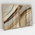 Quadro Decorativo Abstrato Moderno Gold Wave One Kit de 2 Quadros - comprar online