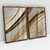 Quadro Decorativo Abstrato Moderno Gold Wave One Kit de 2 Quadros na internet