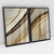 Quadro Decorativo Abstrato Moderno Gold Wave One Kit de 2 Quadros - Bimper - Quadros Decorativos