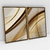 Quadro Decorativo Abstrato Moderno Gold Wave One Kit de 2 Quadros - loja online
