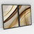 Quadro Decorativo Abstrato Moderno Gold Wave One Kit de 2 Quadros - loja online