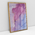 Quadro Decorativo Abstrato Moderno Mármore Rosa e Azul II - loja online