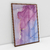 Quadro Decorativo Abstrato Moderno Mármore Rosa e Azul II na internet