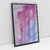 Quadro Decorativo Abstrato Moderno Mármore Rosa e Azul II - Bimper - Quadros Decorativos