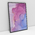 Quadro Decorativo Abstrato Moderno Mármore Rosa e Azul II - loja online