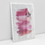 Quadro Decorativo Abstrato Moderno Pink Paradise - Bimper - Quadros Decorativos