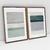 Quadro Decorativo Abstrato Natureza Moodboard I Kit com 2 Quadros - loja online