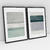 Quadro Decorativo Abstrato Natureza Moodboard I Kit com 2 Quadros - loja online