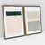 Quadro Decorativo Abstrato Natureza Moodboard II Kit com 2 Quadros - loja online