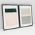 Quadro Decorativo Abstrato Natureza Moodboard II Kit com 2 Quadros - loja online