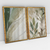 Quadro Decorativo Abstrato Orgânico Folhas de Outono Soft Green Kit de 2 Quadros - loja online