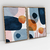 Quadro Decorativo Abstrato Orgânico Orange and Blue - 48A+49A - Uillian Rius - Kit com 2 Quadros na internet