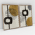 Quadro Decorativo Abstrato Orgânico Preto e Amarelo Mostarda - 42E+42F - Uillian Rius - Kit com 2 Quadros - comprar online