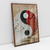 Quadro Decorativo Abstrato Oriental Yin e Yang - comprar online