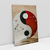 Quadro Decorativo Abstrato Oriental Yin e Yang - Bimper - Quadros Decorativos