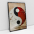 Quadro Decorativo Abstrato Oriental Yin e Yang na internet