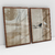 Quadro Decorativo Abstrato Pássaros Estilo Japandi Kit com 2 Quadros - comprar online
